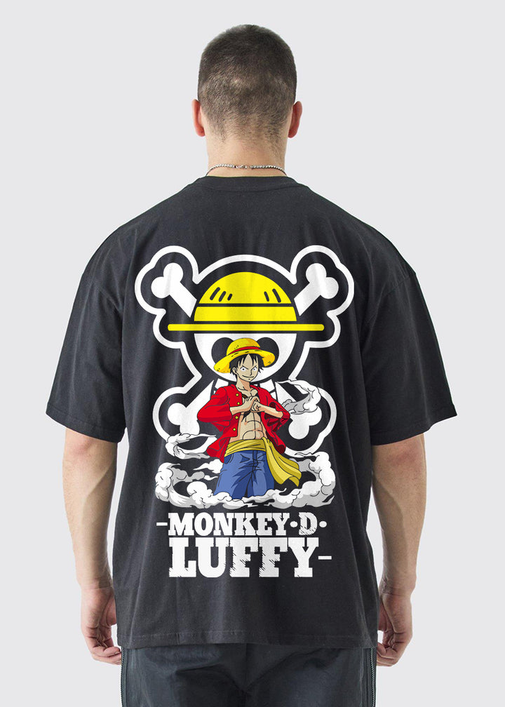 Monkey-D Luffy Men Oversized Printed T-Shirt