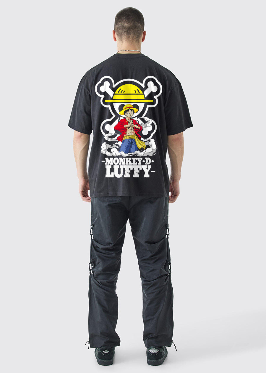 Monkey-D Luffy Men Oversized Printed T-Shirt