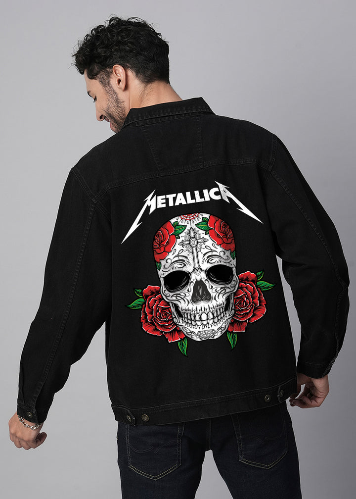 Metallica Mens Printed Denim Jacket