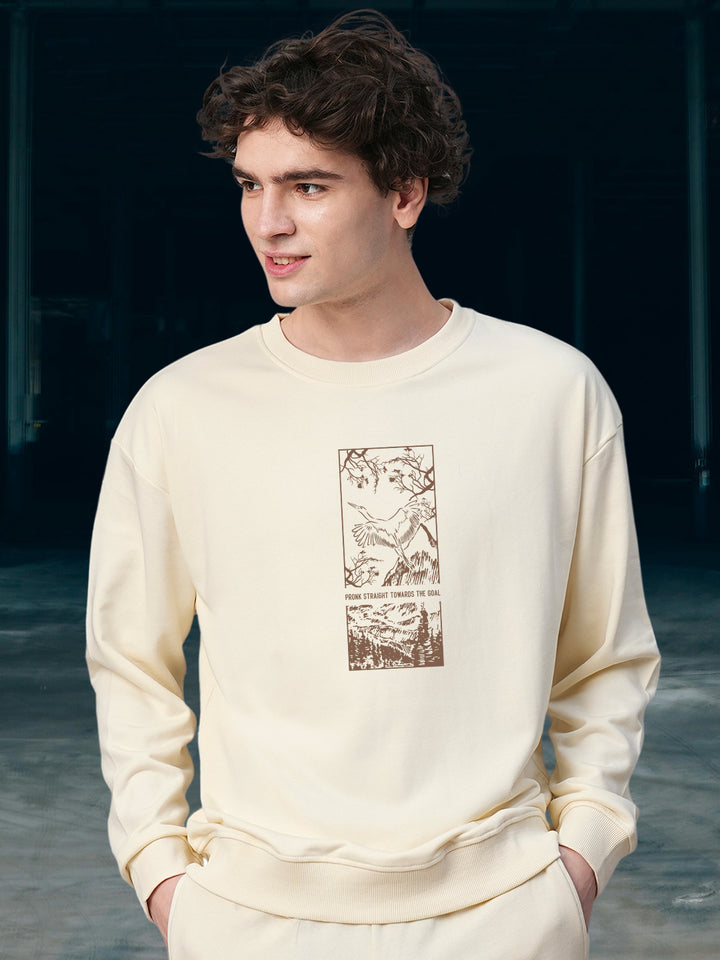 Majestic View Drop Shoulder Premium Terry Sweatshirt