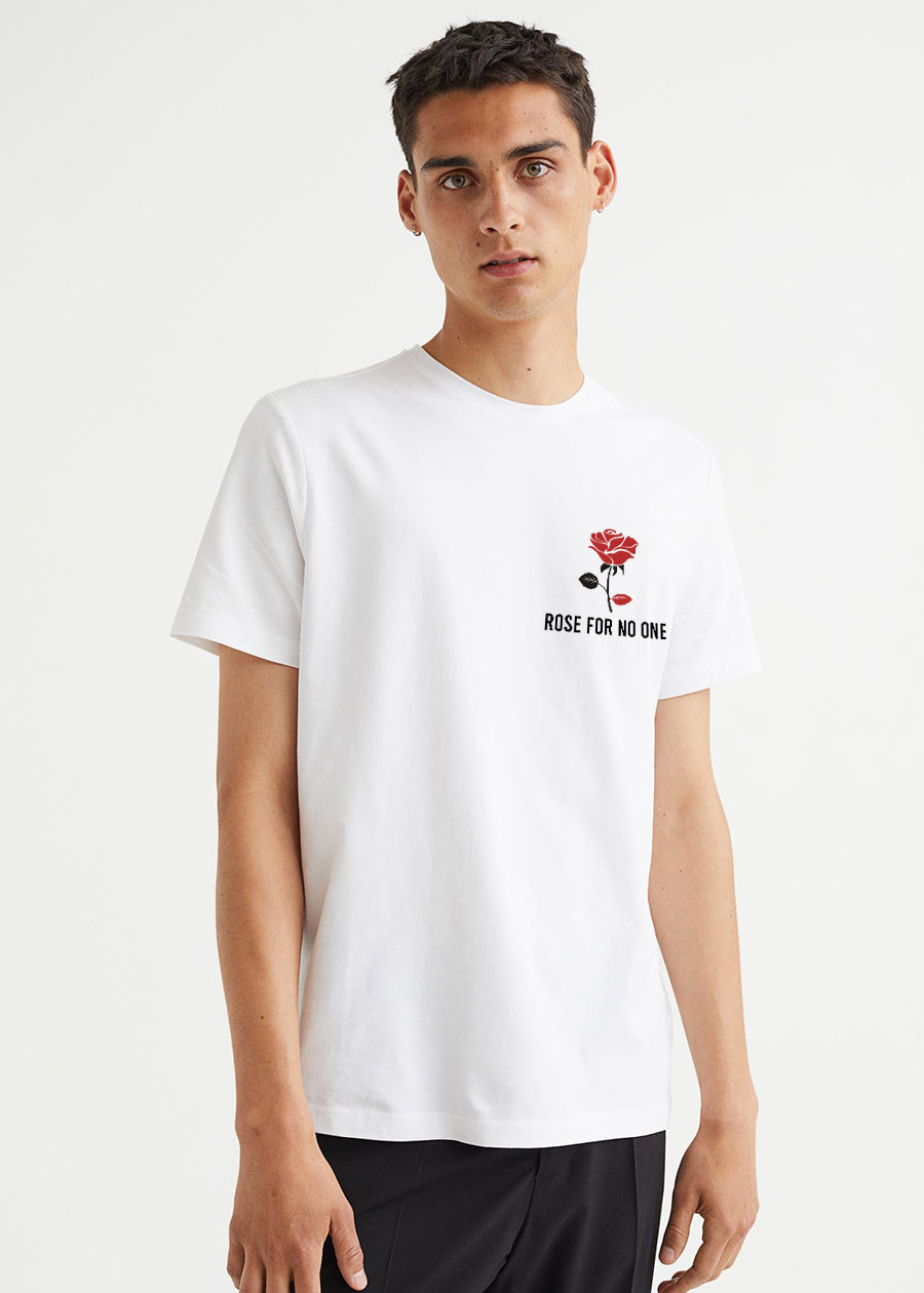 Rose for no one Men Half Sleeve T-shirt