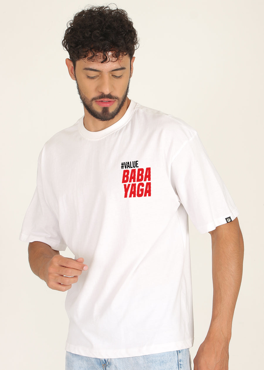 Baba Yaga Men Oversized Printed T-Shirt