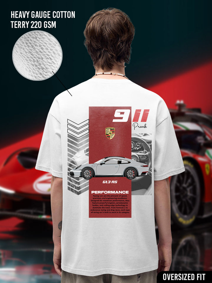 Overdrive GT Men Premium Oversized Terry T-shirt