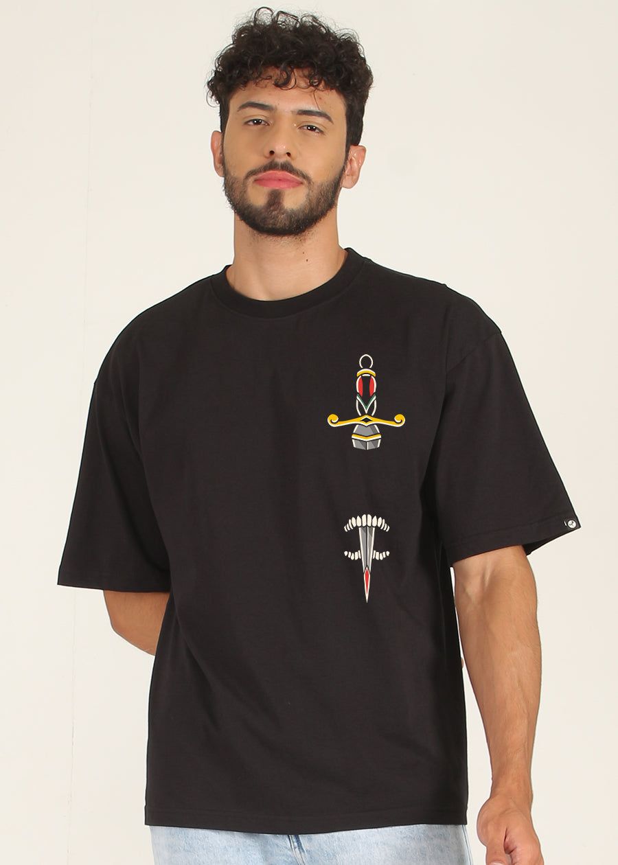 Killing Streak Men Oversized Printed T-Shirt
