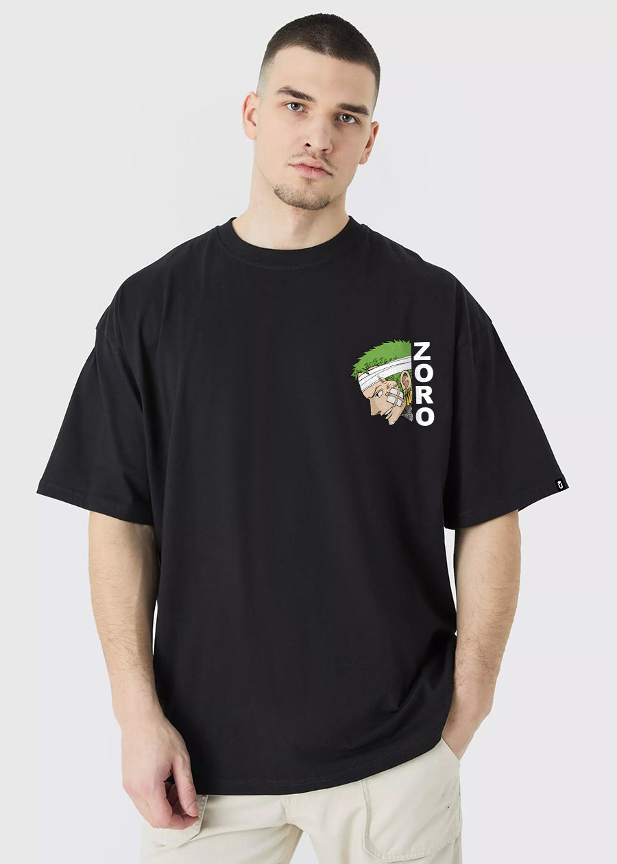 Zoro Men Oversized Printed T-Shirt