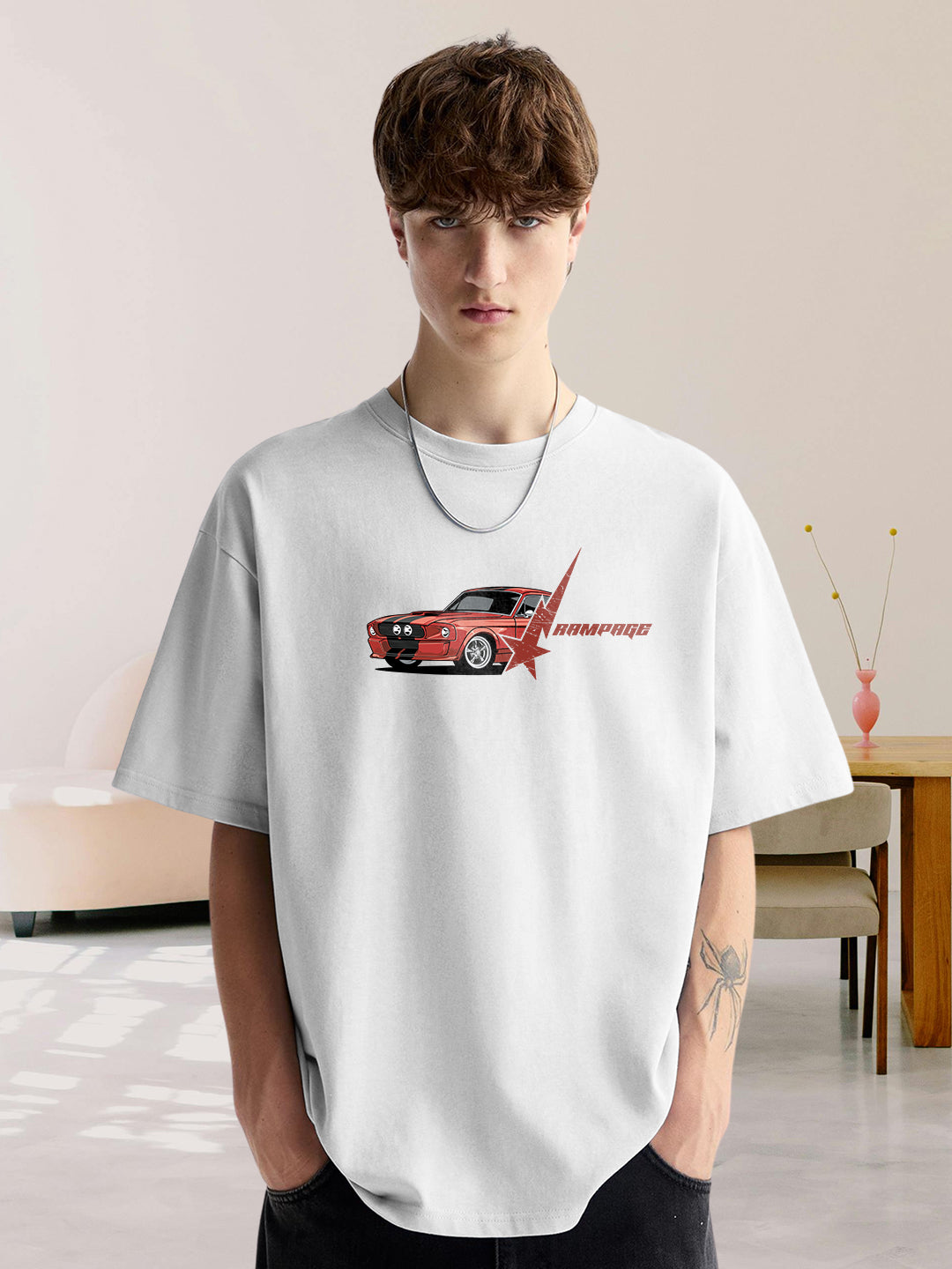 Rampage Men Premium Oversized Terry T-shirt