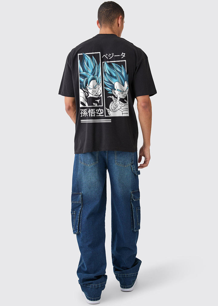 Songoku Men Oversized Printed T-Shirt