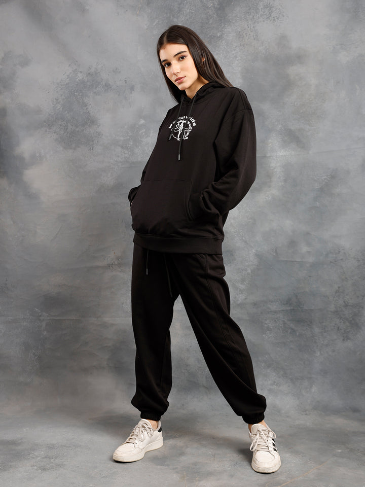 Worldwide Women Drop Shoulder Premium Terry Hoodie