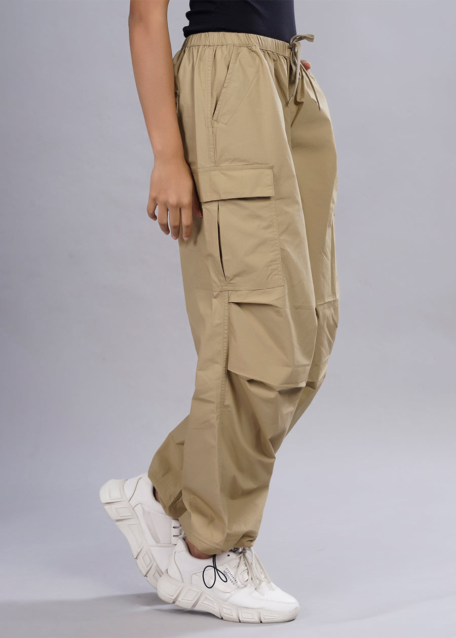 Parachute Pants For Women - Khaki