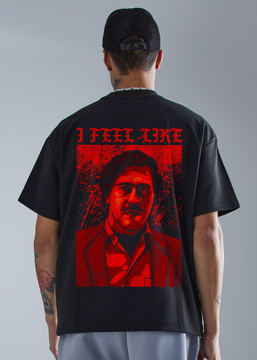 Pablo Escobar Men Oversized Printed T-Shirt