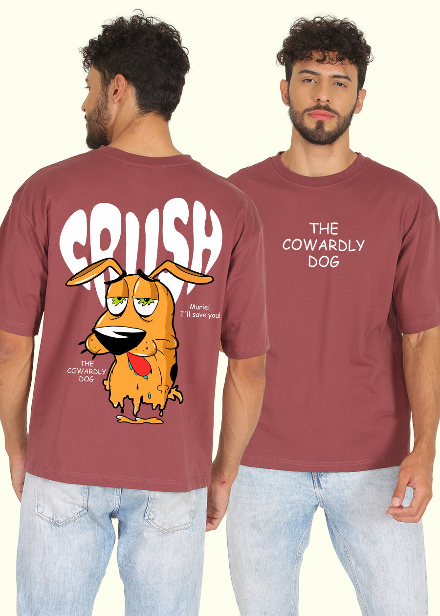 Crush Men Oversized Printed T-Shirt
