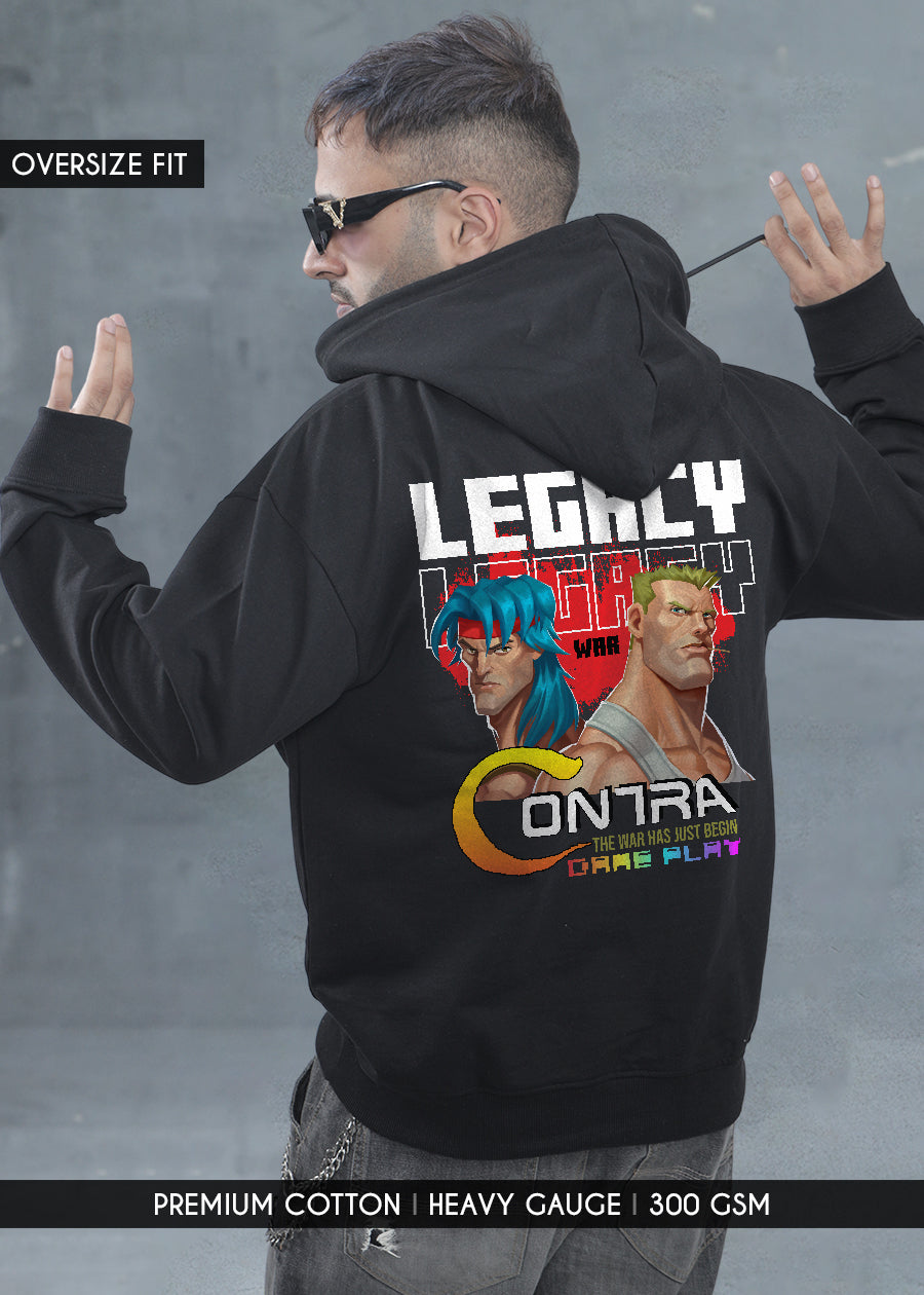 Contra 90's Men Drop Shoulder Premium Terry Hoodie