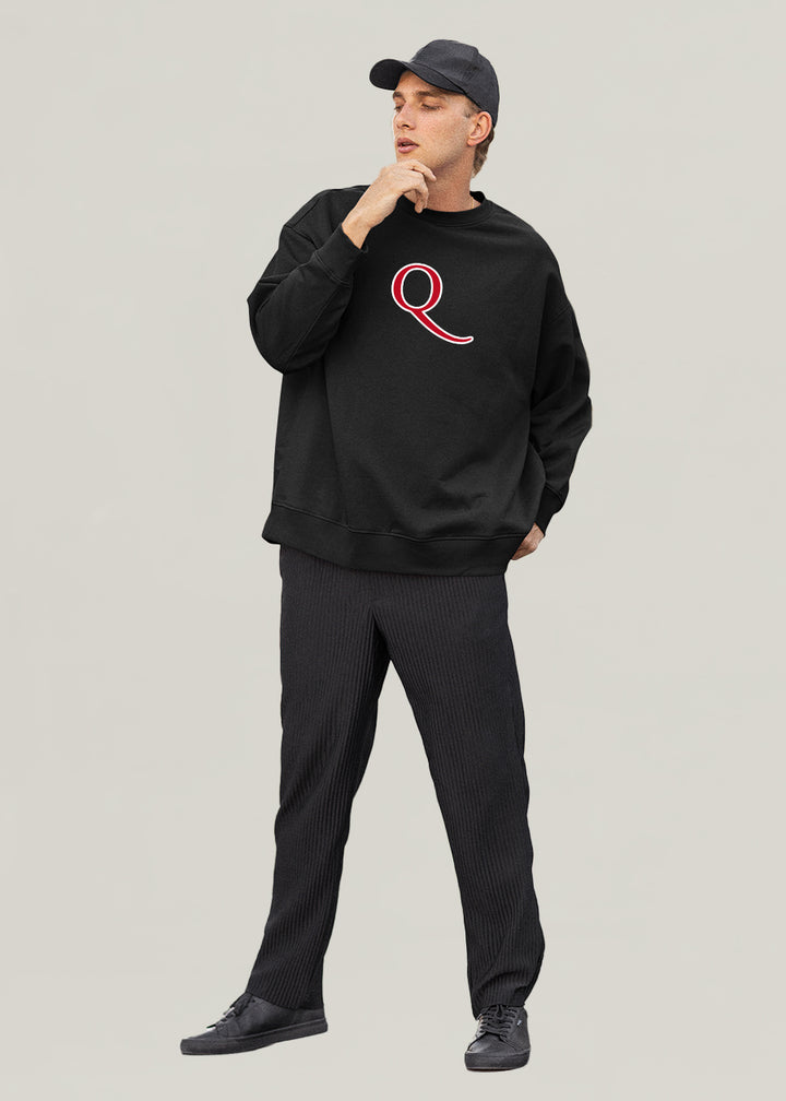 Queen Band Men Drop Shoulder Premium Terry Sweatshirt