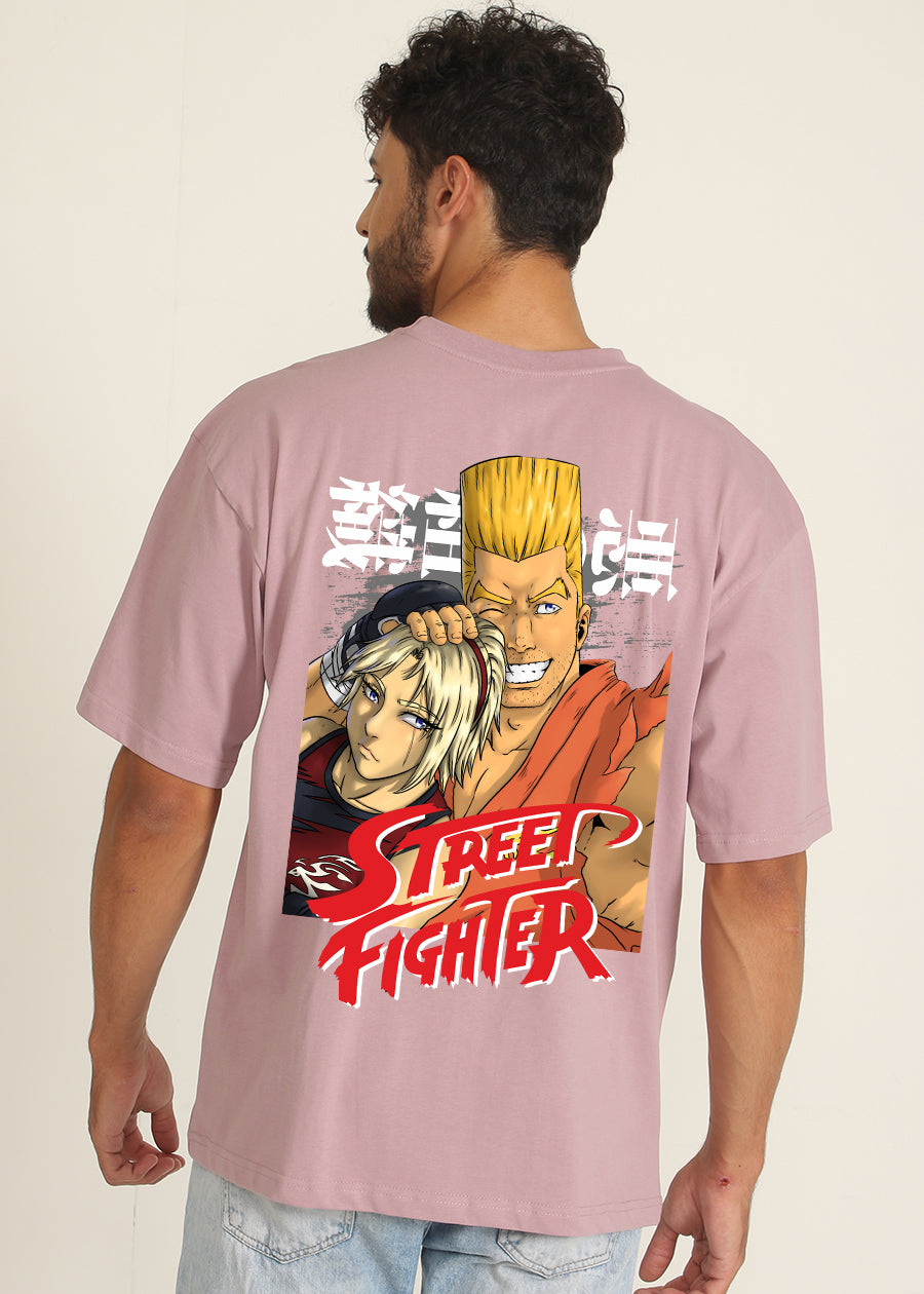 Paul Phoenix Street Fighter Men Oversized Printed T-Shirt