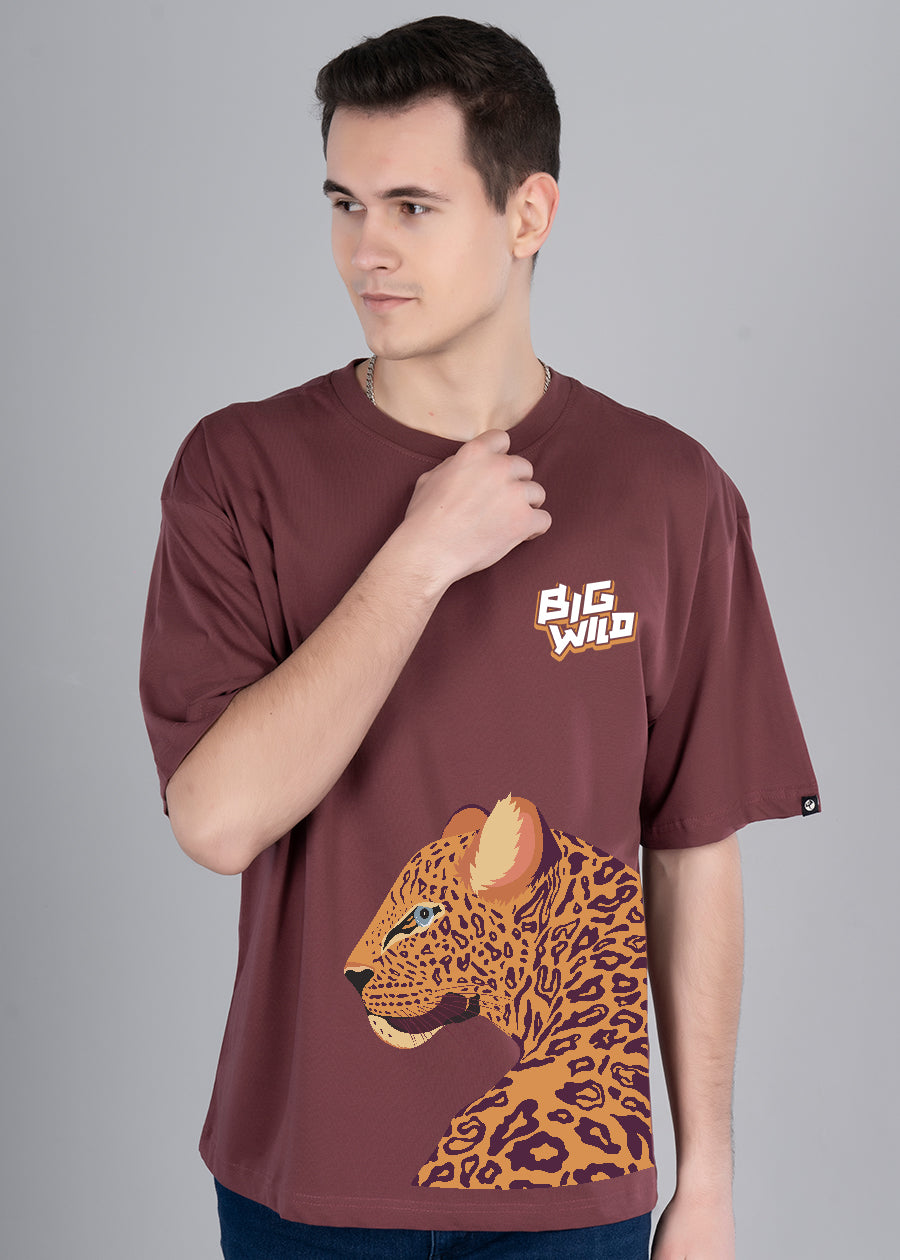 Big Wild Men Oversized Printed T-Shirt
