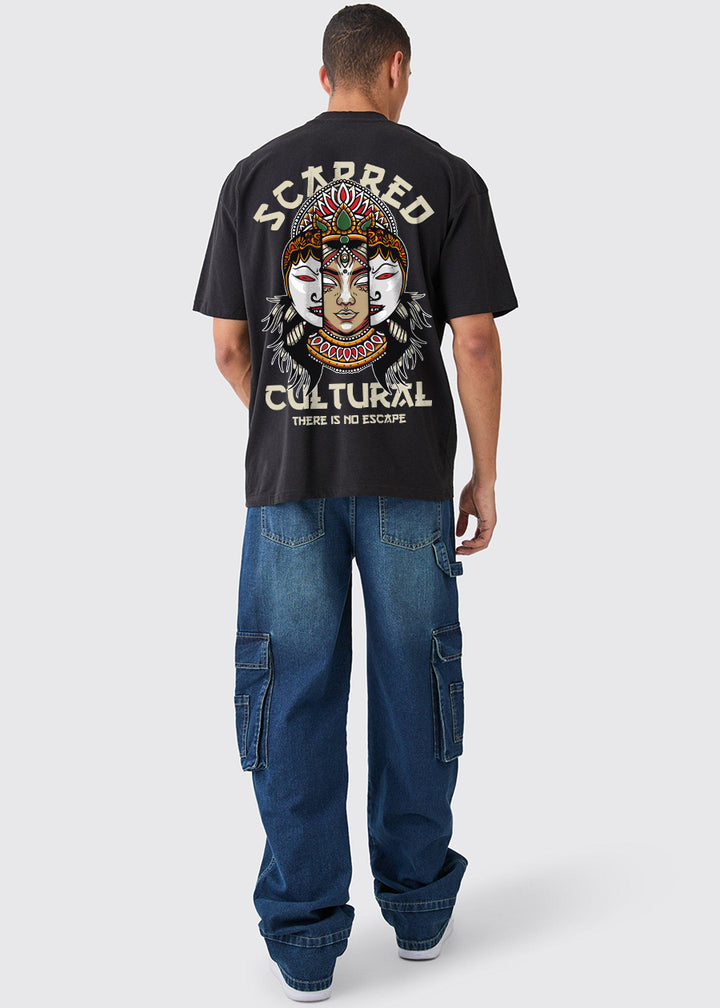 Scarred Men Oversized T-Shirt