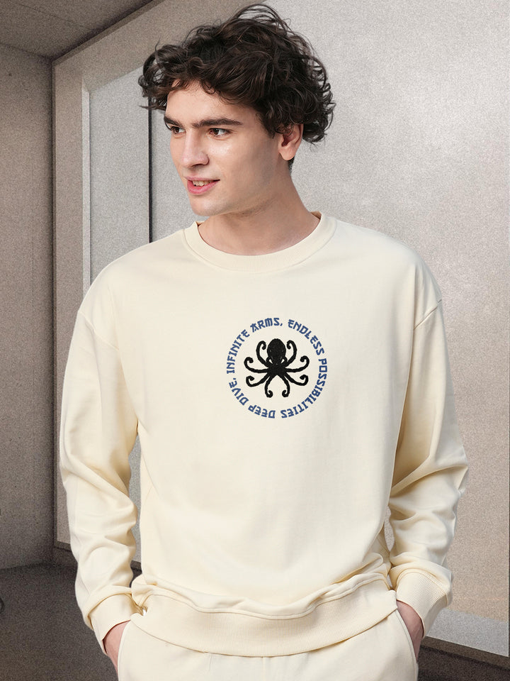 Ocean Ranger Drop Shoulder Premium Terry Sweatshirt