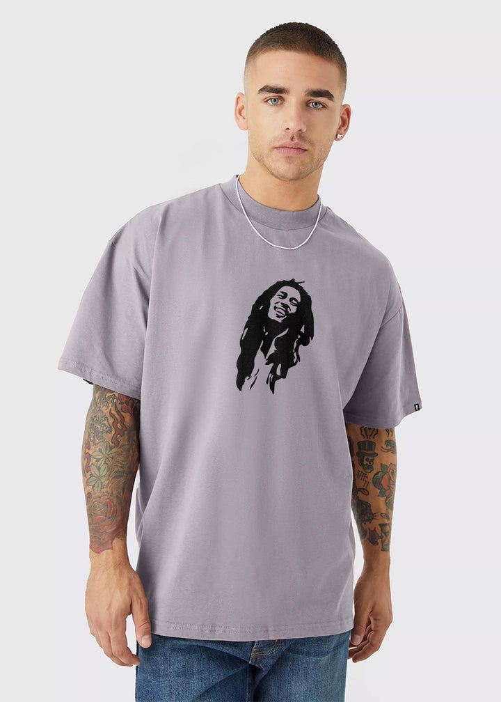 No Cry Men Oversized Printed T-Shirt