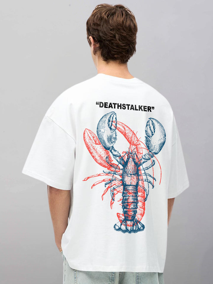 Deatshtalker Men Oversized Printed T-Shirt