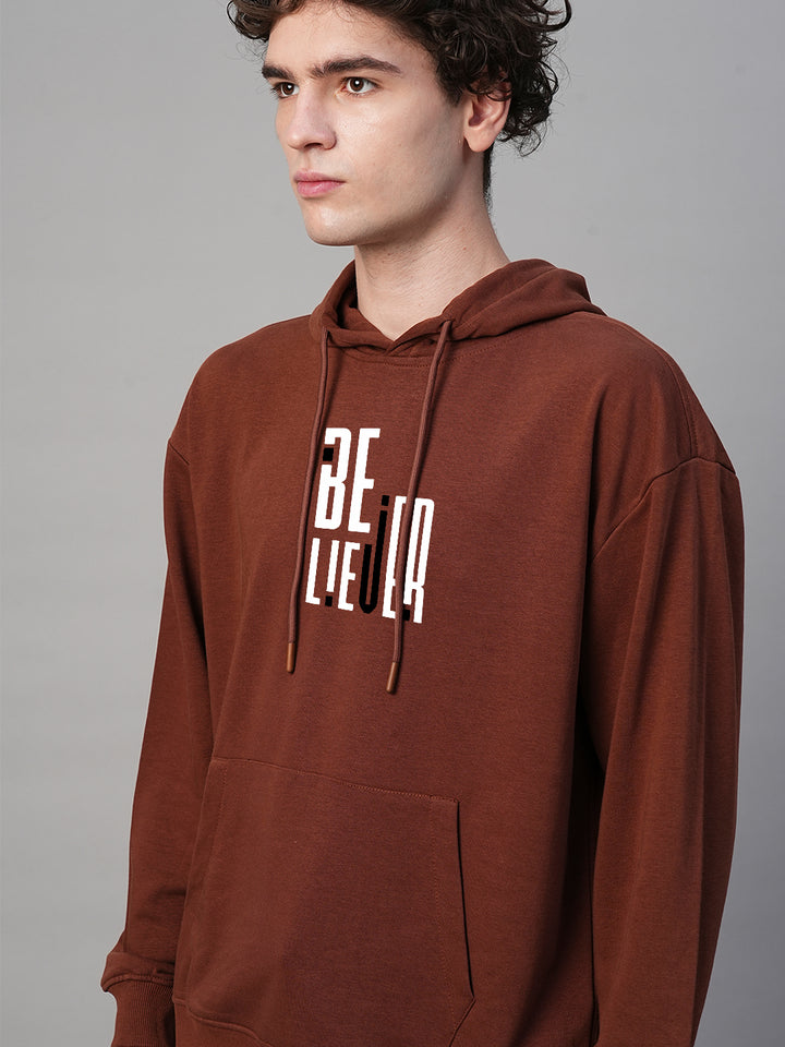 Faith And Flora Men Drop Shoulder Premium Terry Hoodie