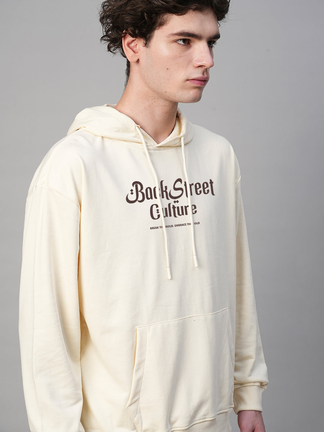 Street Culture Men Drop Shoulder Premium Terry Hoodie