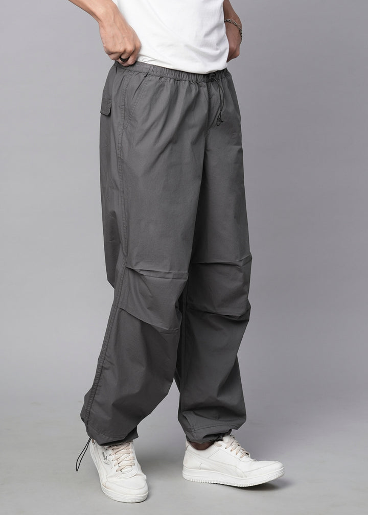 Parachute Pants For Men - Grey