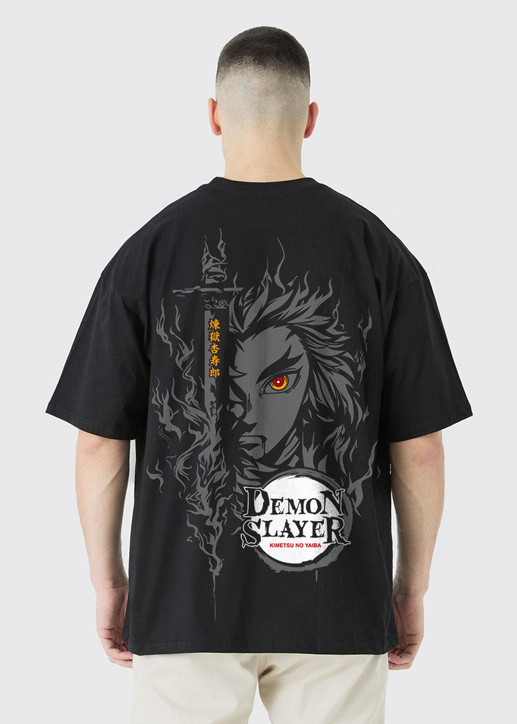 Rengoku Men Oversized Printed T-Shirt | Buy Now | PRONK – pronk.in