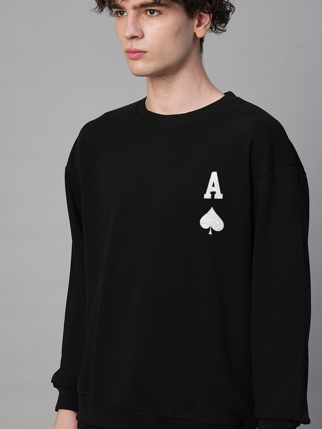 Joker And Thief Men Drop Shoulder Premium Terry Sweatshirt