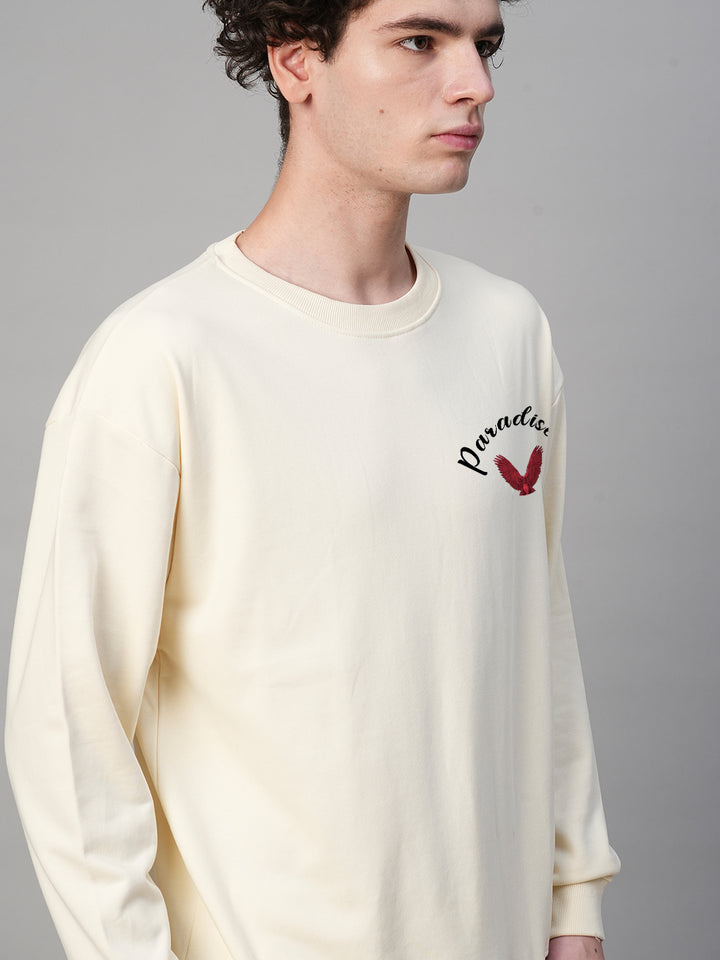 ⁠Paradise Men Drop Shoulder Premium Terry Sweatshirt