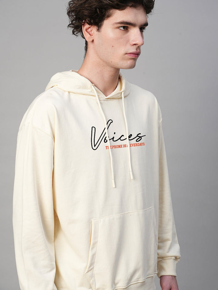 Voices Men Drop Shoulder Premium Terry Hoodie