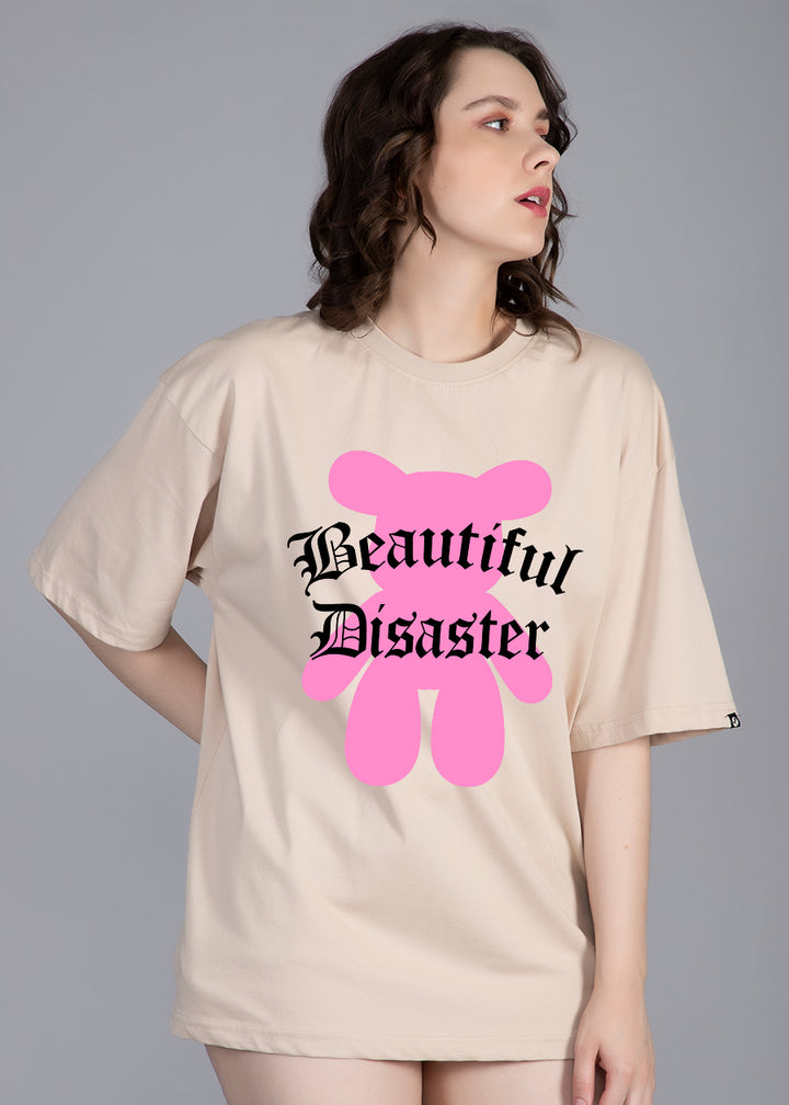 Beautiful Disaster Women Oversized T-Shirt