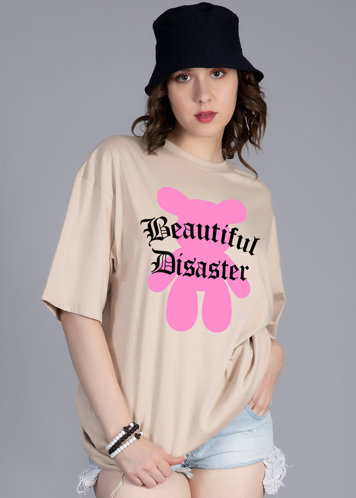 Beautiful Disaster Women Oversized T-Shirt