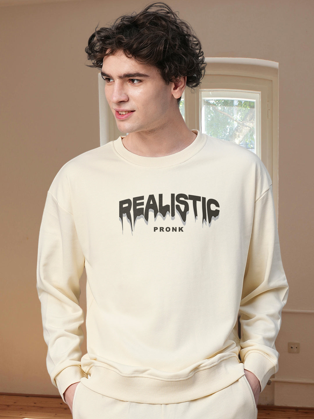 Realastic Drop Shoulder Premium Terry Sweatshirt