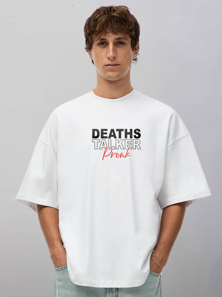 Deatshtalker Men Oversized Printed T-Shirt