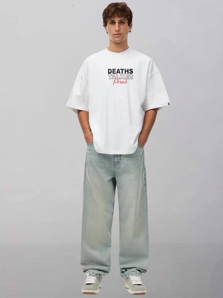 Deatshtalker Men Oversized Printed T-Shirt