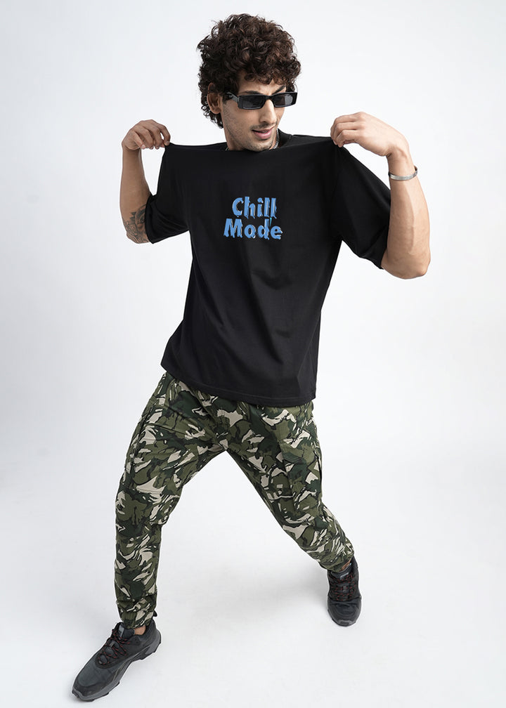 Chill Mode Men Oversized Printed T-Shirt