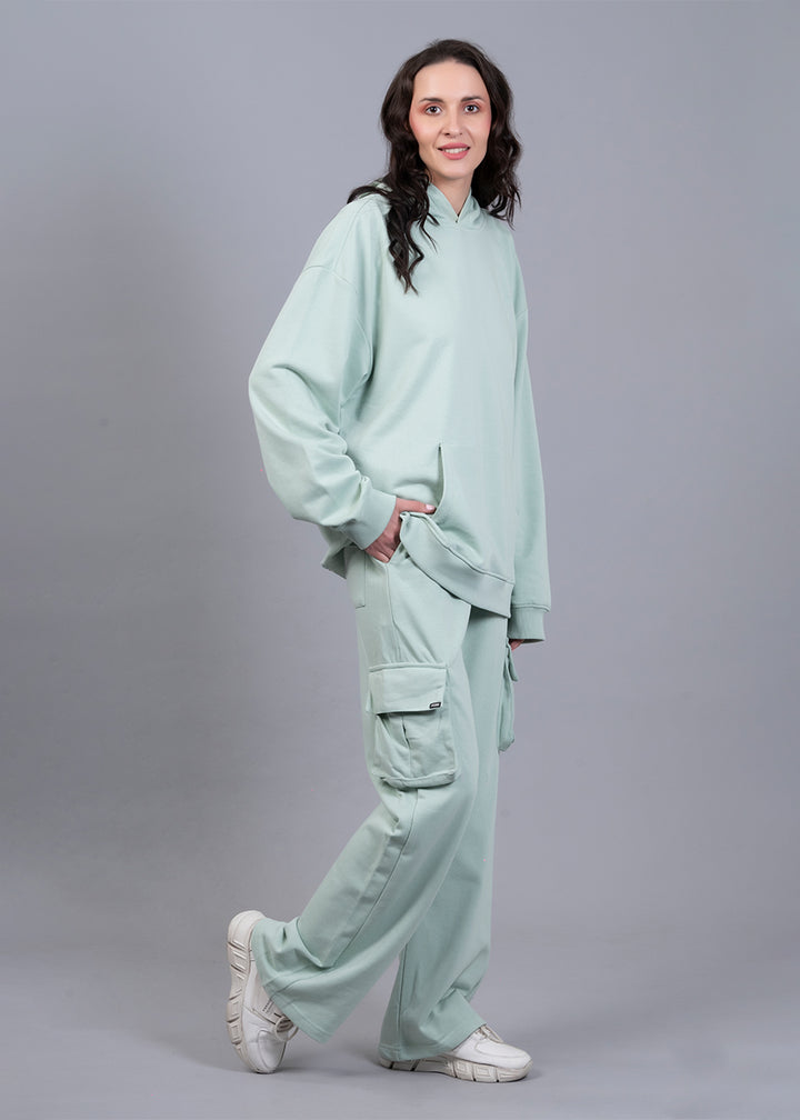 Mint Green Solid Co ord Set Womens | Pronk