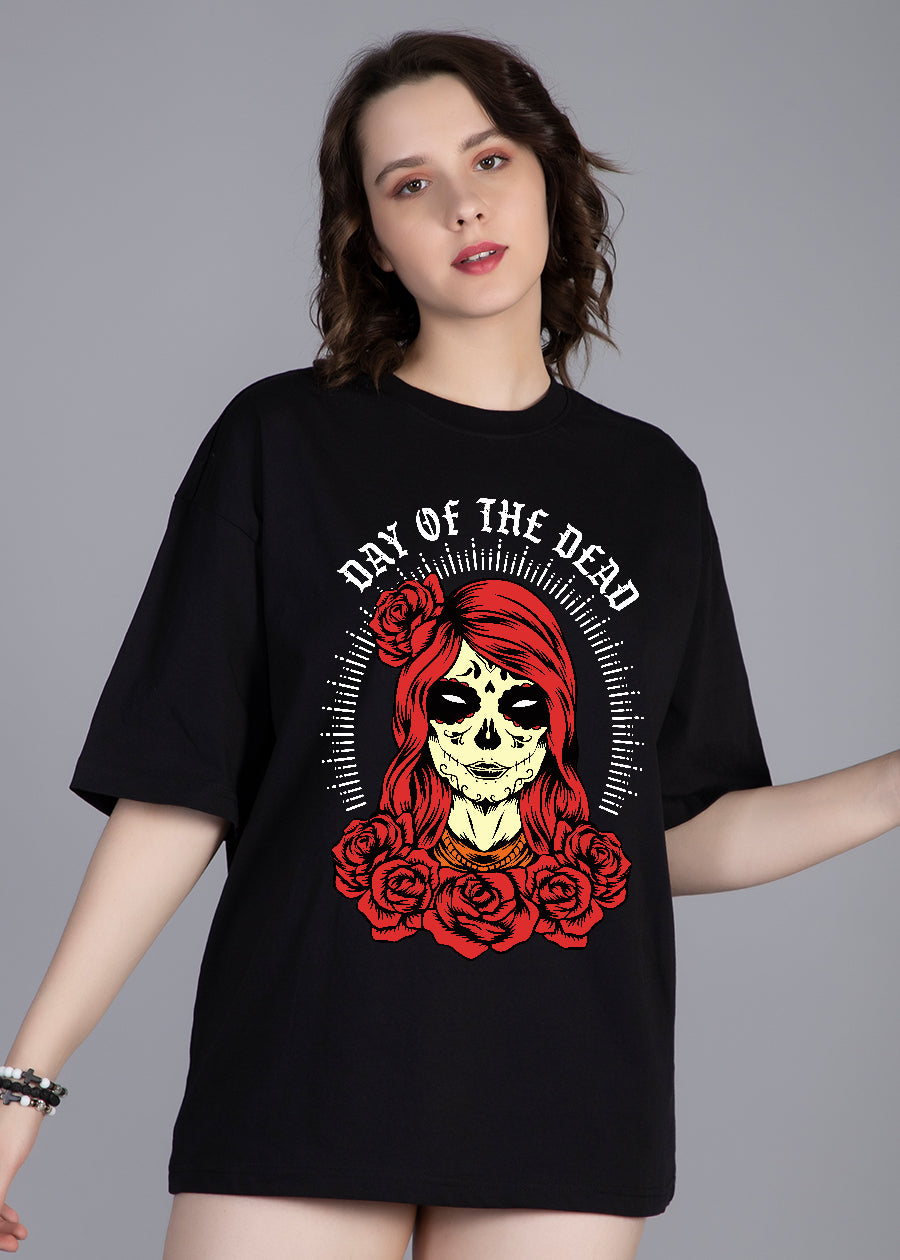 Dead Rose Women Oversized T-Shirt