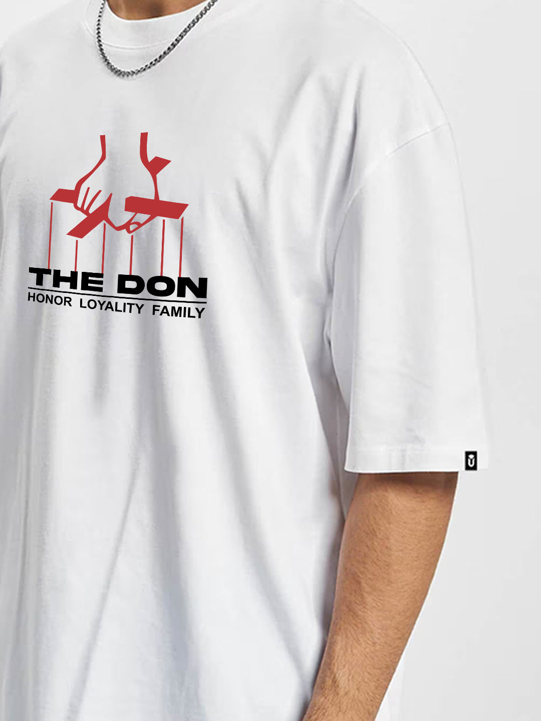 Don Corleone Men Oversized Printed T-Shirt