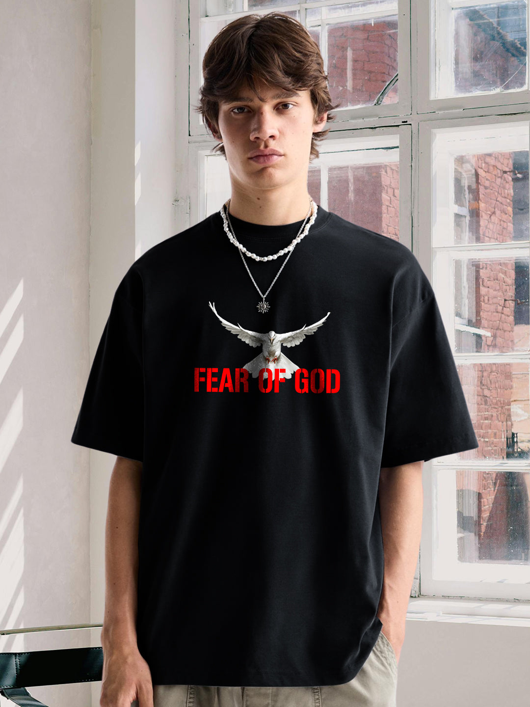 Fear Of God Men Graphic Printed Oversized T-Shirt – pronk.in