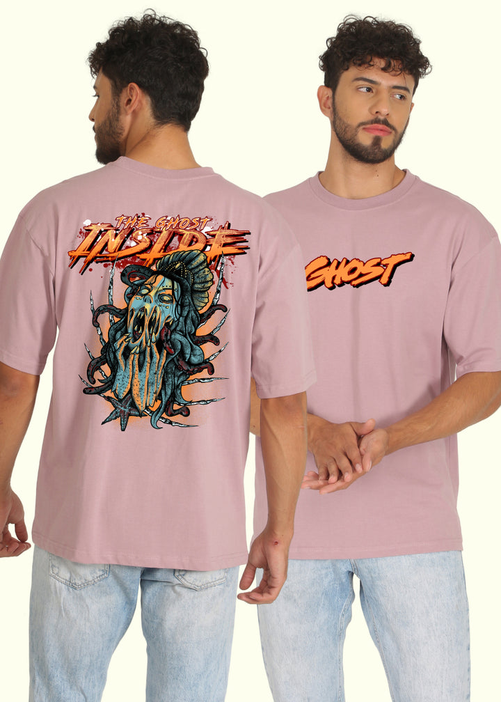 Ghost Inside Men Oversized Printed T-Shirt