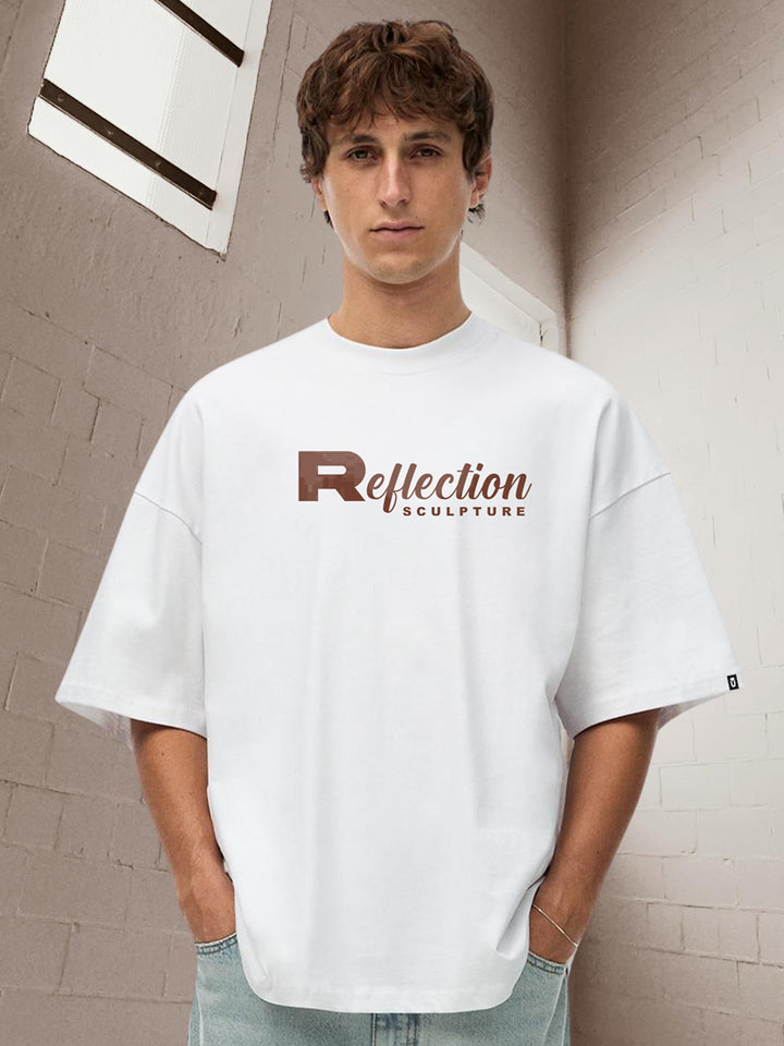 Reflection Men Oversized Printed T-Shirt