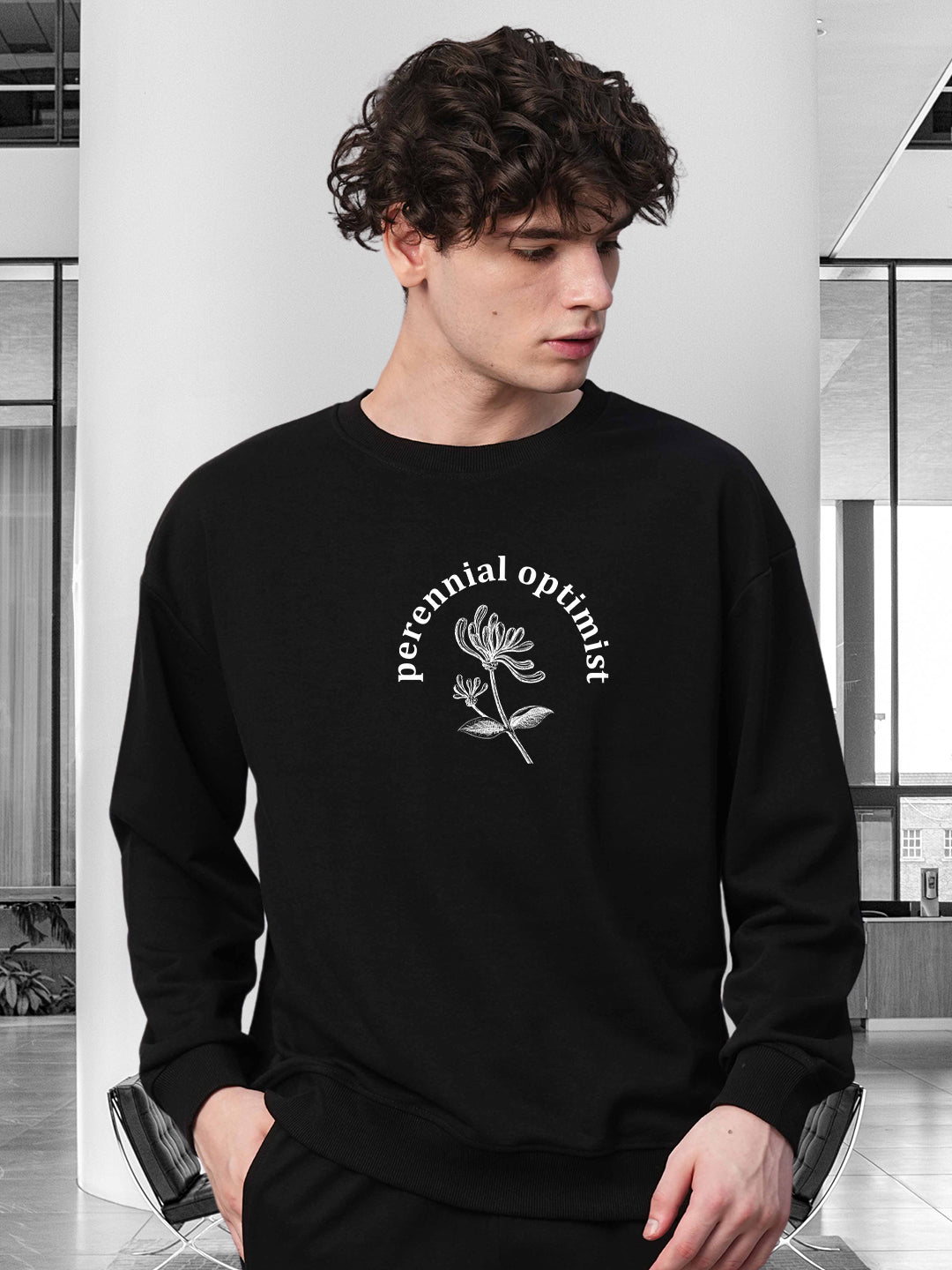 True Nature Drop Shoulder Premium Terry Sweatshirt