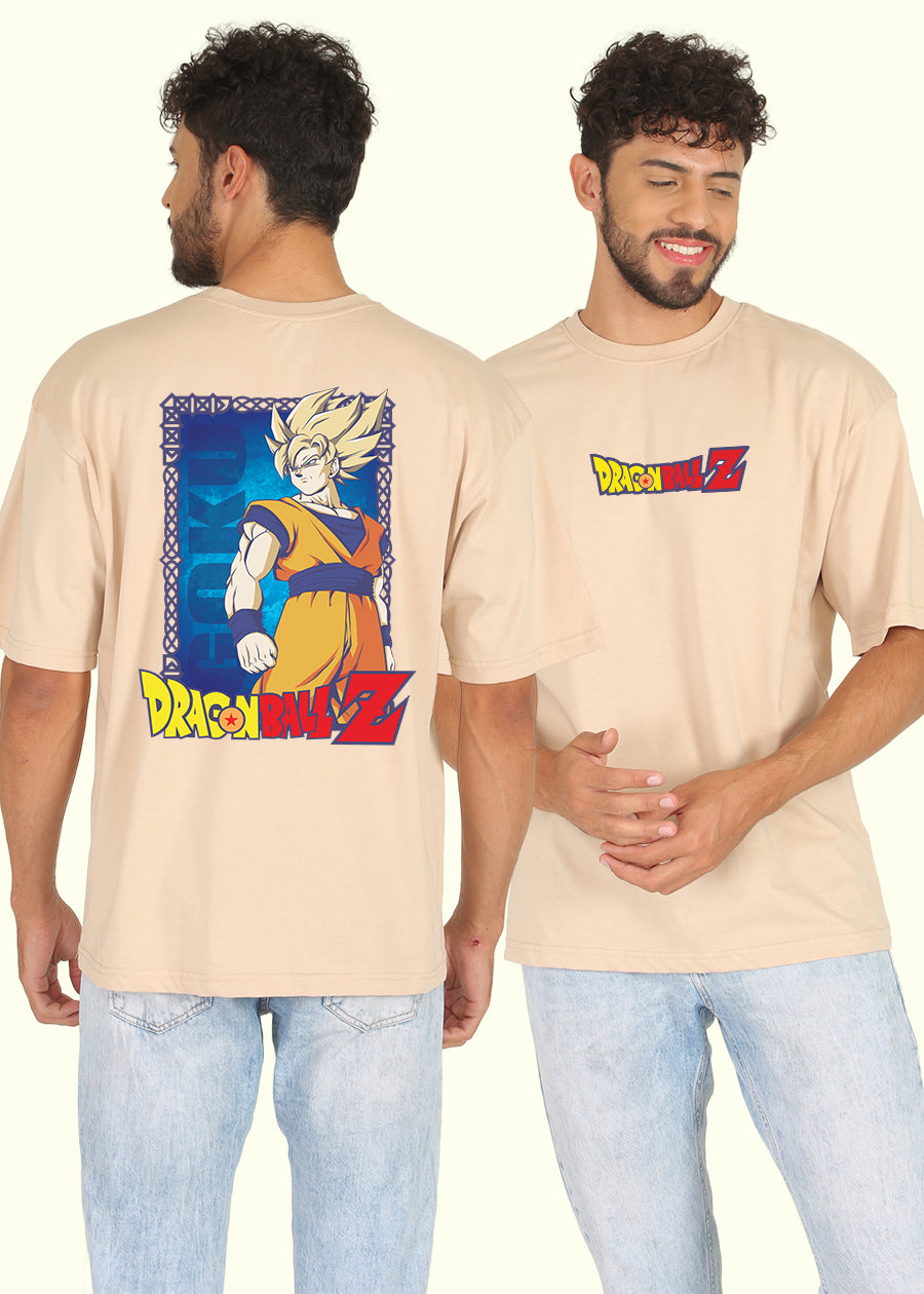 Goku Super Saiyan Men Oversized Printed T-Shirt
