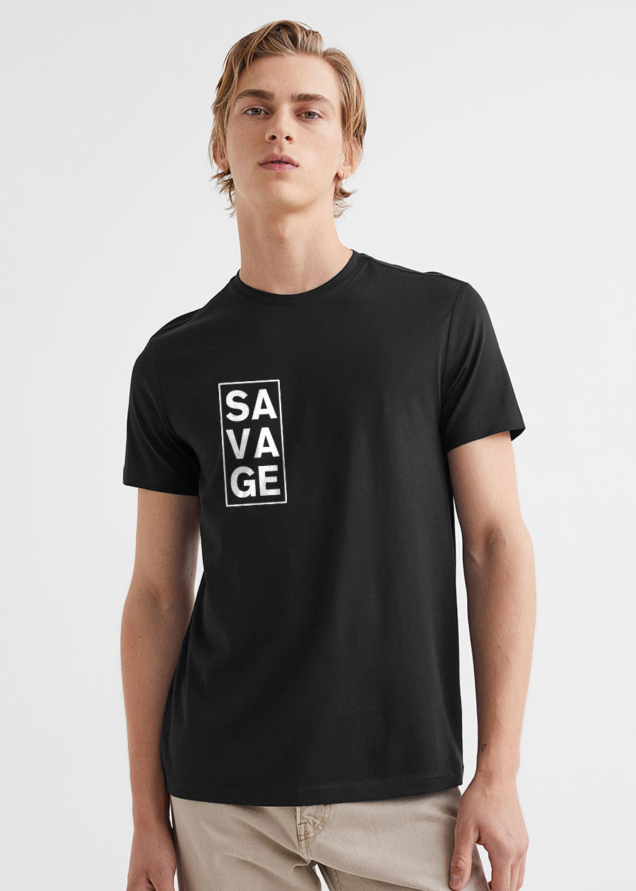 Savage Men Half Sleeve T-Shirt