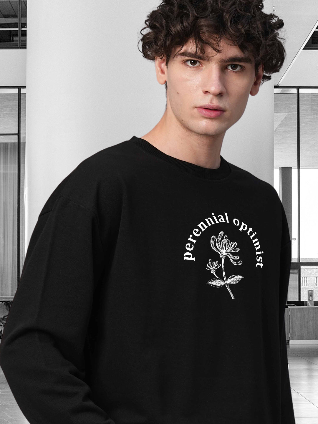 True Nature Drop Shoulder Premium Terry Sweatshirt