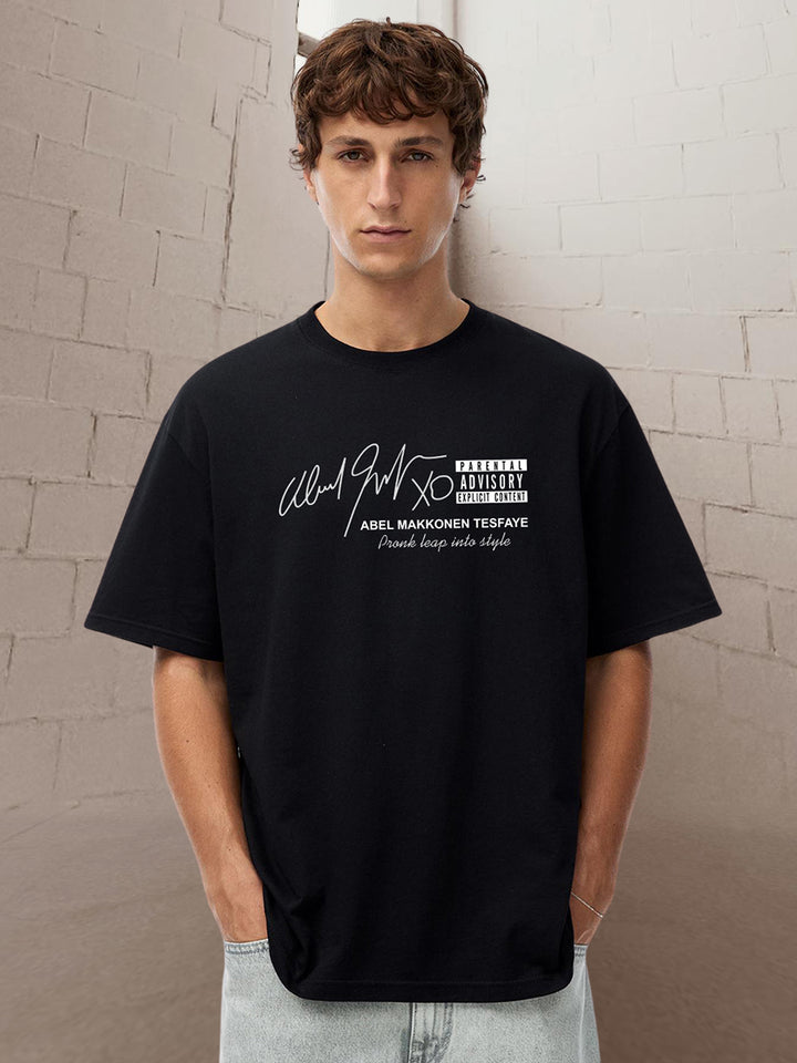 The Weekend Men Oversized Printed T-Shirt