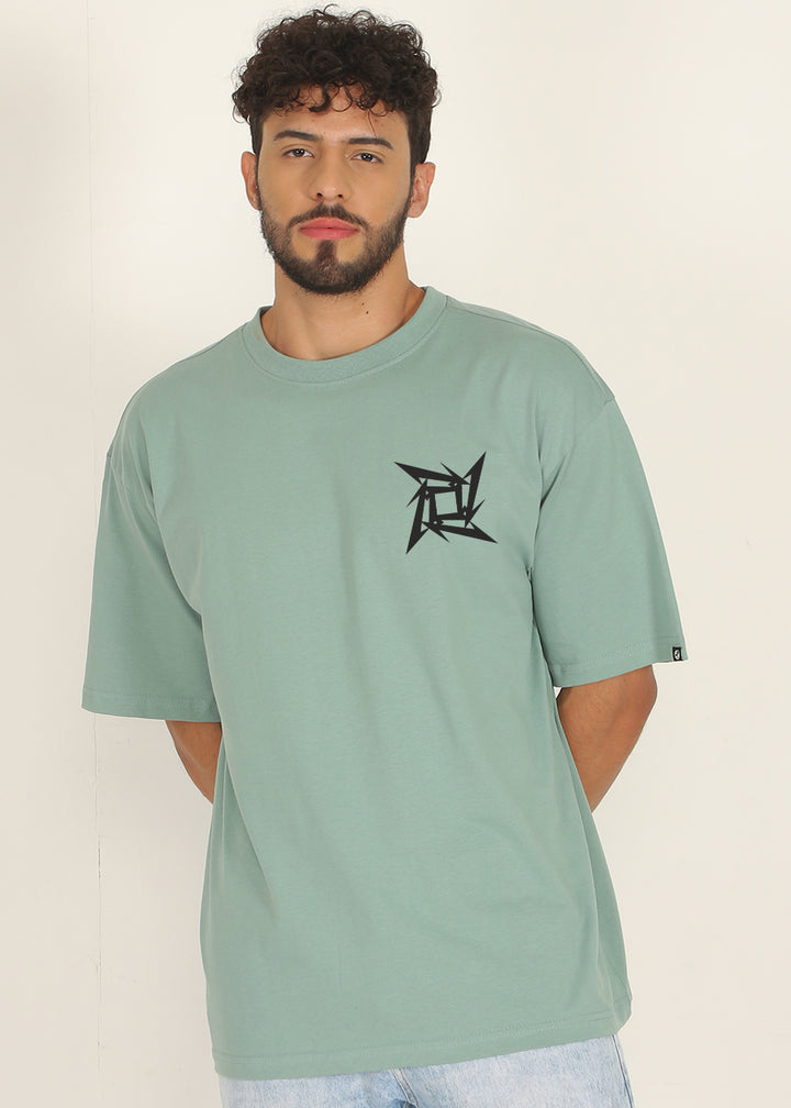 Grave Yard Metallica Men Oversized Printed T-Shirt