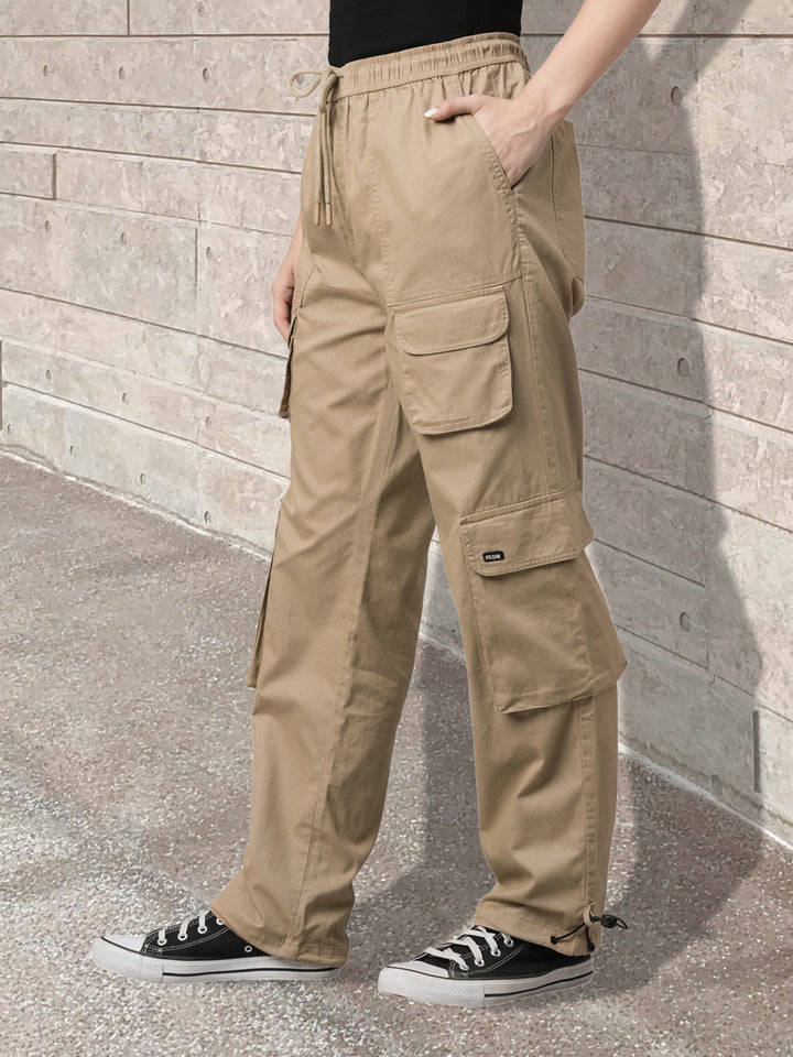 Women Utility Cargo - Khaki