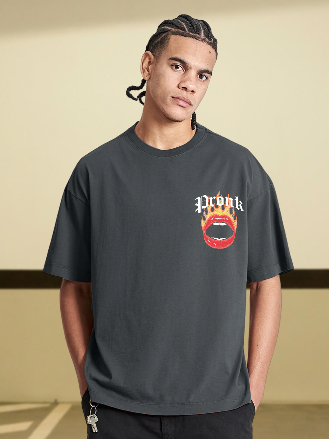 Inner Demon Men Printed Oversized  T-Shirt